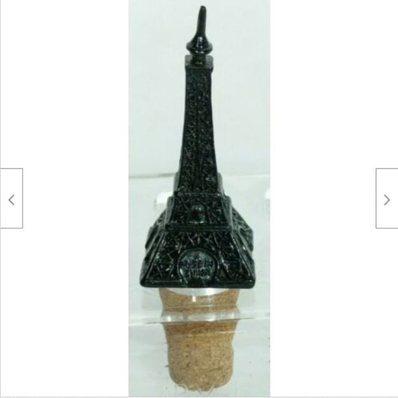 Other - Eiffel Tower Wine Stopper Black
